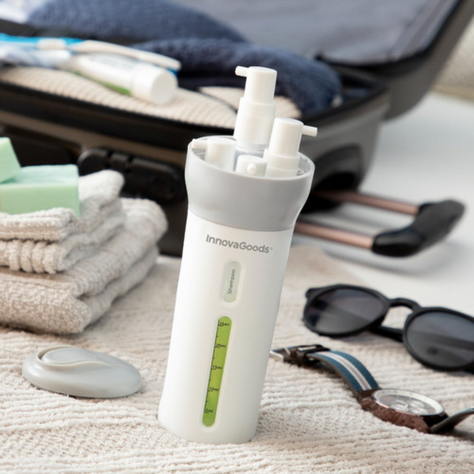 Dispensador De Jabón Shampoo Para Viajes 4 En 1 Innovagoods-3