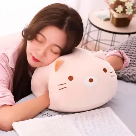 Almohada Guatero Peluche Calentador De Manos Oso-2