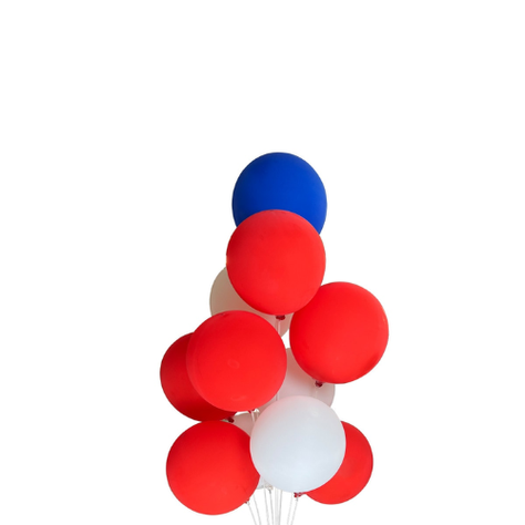 Globos Tricolor Con Soporte11Pcs | 12 Unid-1