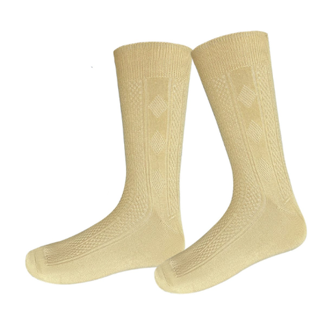 Calcetines De Hombre Super Color Liso  12 Unid-0