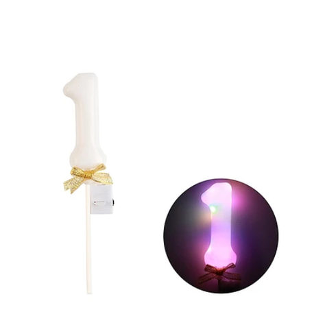 Topper Número 1 Con Luz 22cm-1