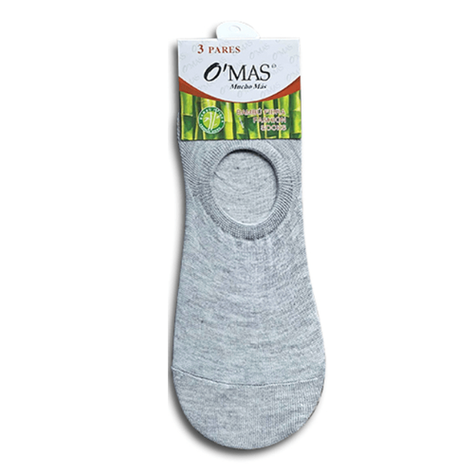 Calcetin De Hombre Invisible Liso 12 Unid Talla 42-44-0