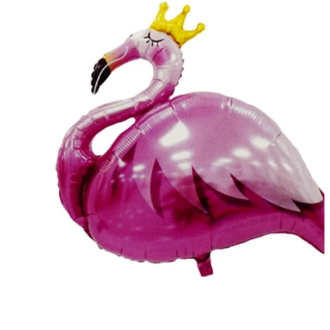 Globo Metalico Flamingo Corona 98x92Cm-0