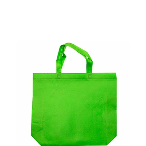 Bolsa De Genero Verde Con Asa 45x38x12cm-1