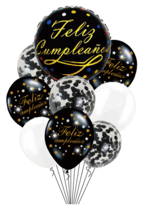 SET GLOBOS NEGROS Y BLANCOS-1