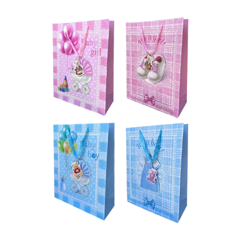 Bolsa De Regalo Zapatos Coche Bebe 18X8.5X24Cm 12 Unid-1