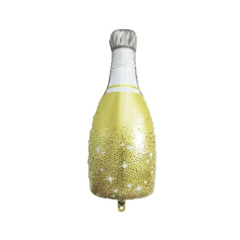 Globo Metalizado Botella Dorada 49x98Cm-0