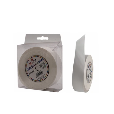 Cinta De Regalo Blanco Rollo 3cmx50-0