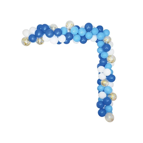 Arco Orgánico De Globos Azul 61Pcs-0