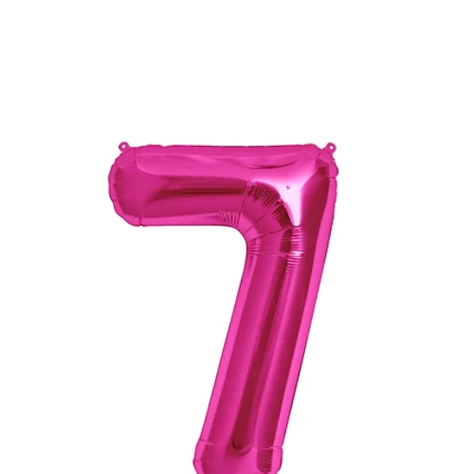 Globo Número 7 Rosa 40 Pulgadas-1