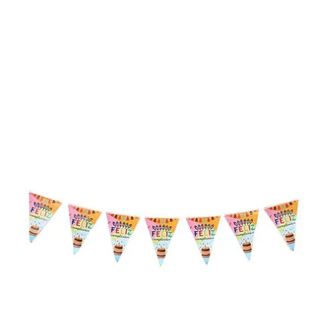 Banderín Feliz Cumpleaños 3m-1