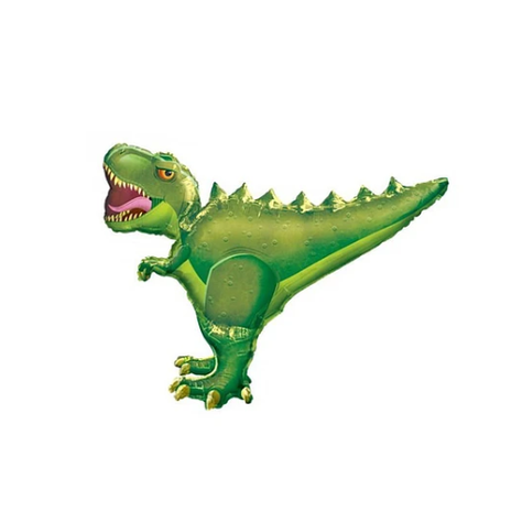 Globo Metalico Dinosaurio Verde 38x41 cm-0