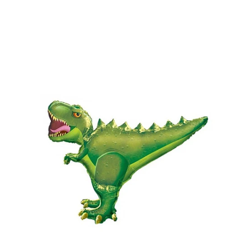 Globo Metalico Dinosaurio Verde 38x41 cm-1