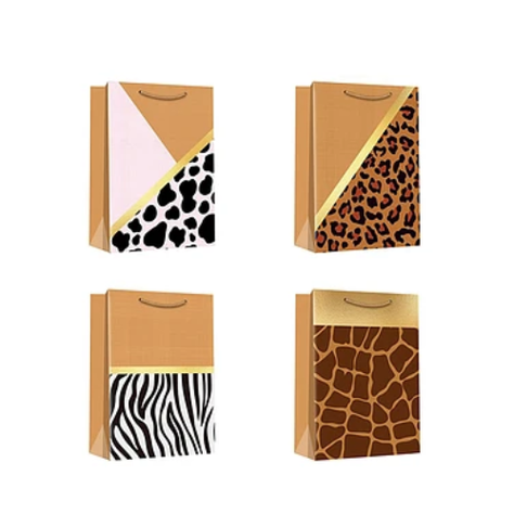 Bolsa De Rregalo Animal Print 12x30x39cm-0