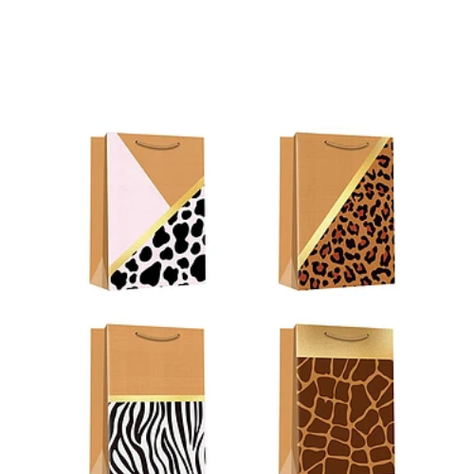 Bolsa De Rregalo Animal Print 12x30x39cm-1