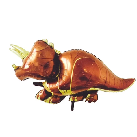 Globo Metalizado Diseño Dinosaurio Triceratops-0