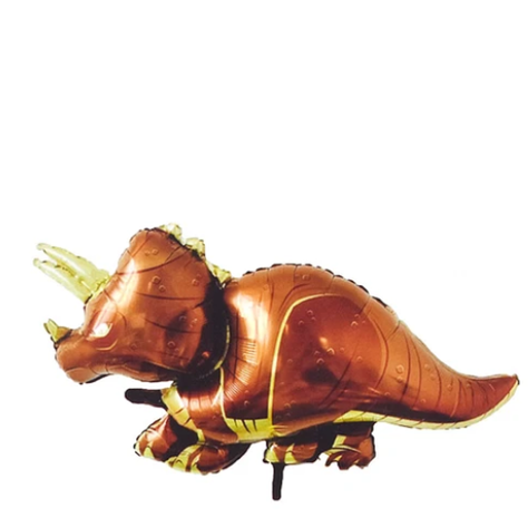 Globo Metalizado Diseño Dinosaurio Triceratops-1