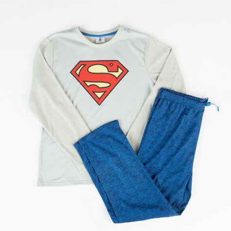 PIJAMA HOMBRE SUPERMAN LOGO-0