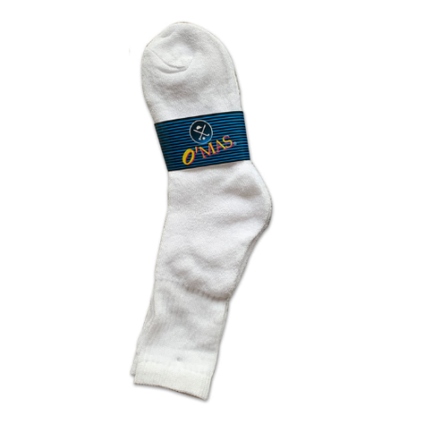Calcetines De Hombre Corte Medio Diseño Liso Pack 3 -12 Unid-0