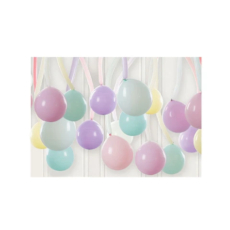 Set De Globos De Latex Colores Pasteles-0
