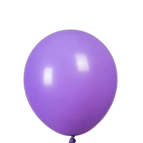 Globos De Látex Morado Mate 25pcs 23cm-1