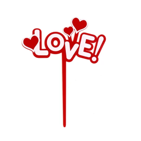 Topper De Corazón Love 13x17cm-0