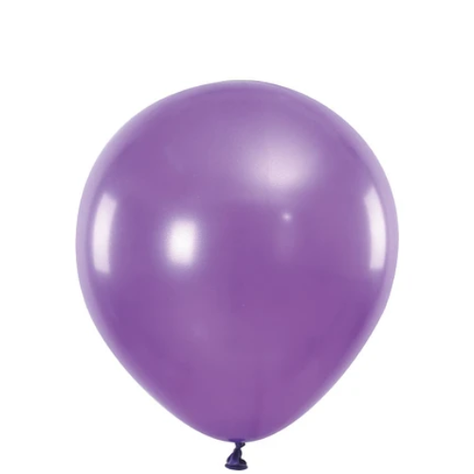 Globos De Látex Morado Mate 100 Pcs 23Cm-1