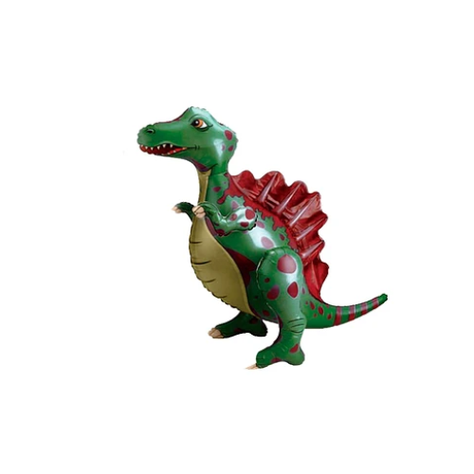 Globo Metálico Dinosaurio Verde 69x72Cm-0
