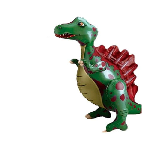 Globo Metálico Dinosaurio Verde 69x72Cm-1