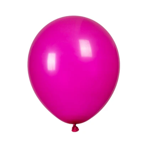 Globos De Látex Fucsia 25pcs 23cm-0