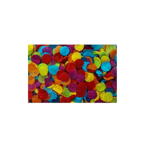 Papel Anti Fuego Circulo Colores 15mm 40g-0