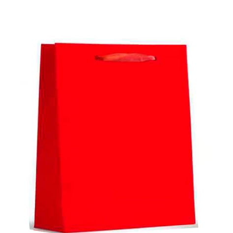Bolsa De Regalo Color Roja 12x31x40cm-1