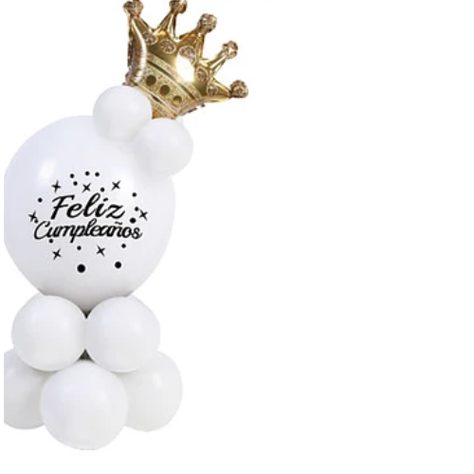 Set De Globos Feliz Cumpleaños Con Corona 13Pcs-1