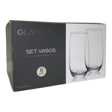 SET 6 VASOS GLASSO 500ML.-0