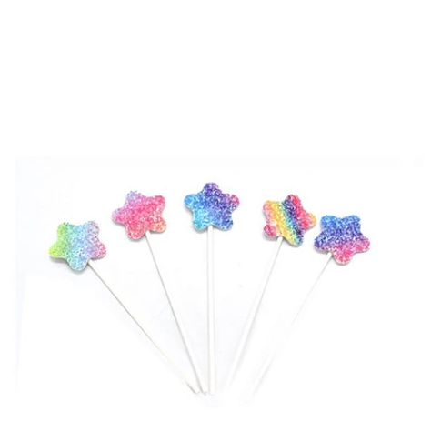 Topper De Estrella Color Aleatorio 4x14cm-1