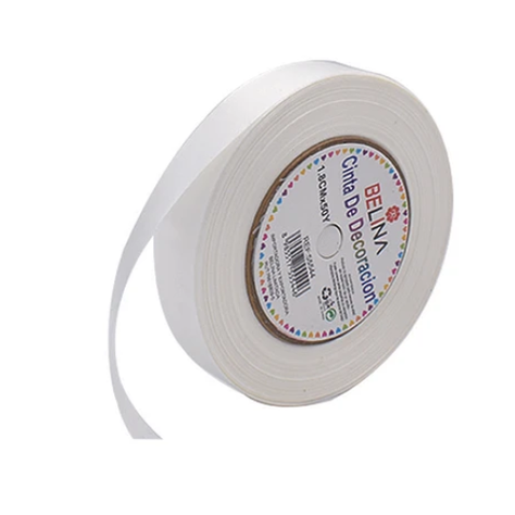 Cinta De Regalo Blanco Rollo 1.8cmx50-0