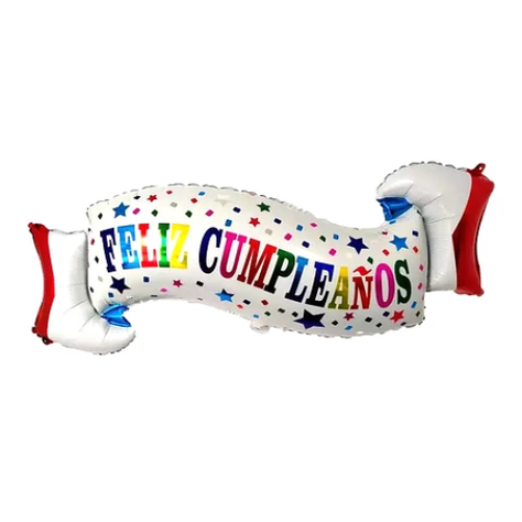 Globo Metalico Feliz Cumpleaños 97x49Cm-0