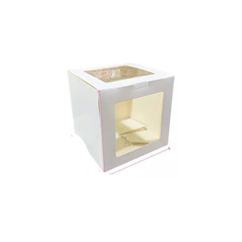 PORTA TORTA CARTÓN 20cm/8in – 6PCS. -0