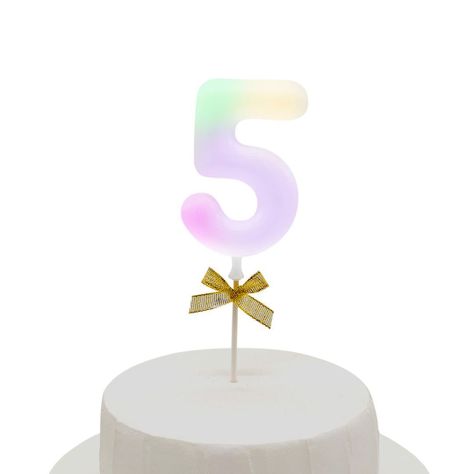  TOPPER TORTA NUMERAL LED #5-0