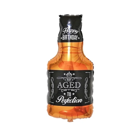 Globo Metalico Botella De Whisky 48x93Cm-0