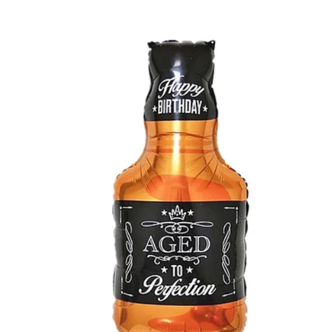 Globo Metalico Botella De Whisky 48x93Cm-1