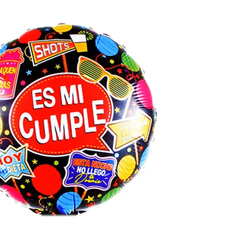 Globo Metalizado Es Mi Cumple 45Cm 1Pc-1
