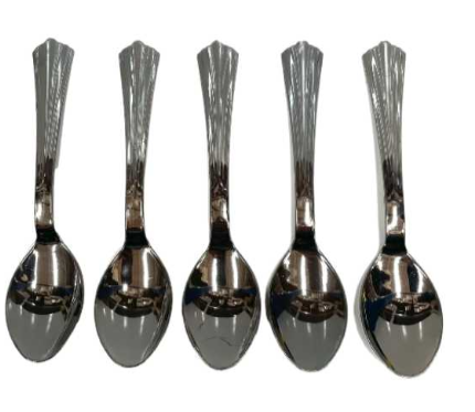 CUCHARAS DESCARTABLES PLATEADAS 24UND-0