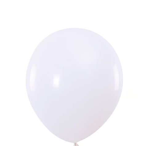 Globos De Látex Blanco Mate 2 Pcs 60 Cm-1