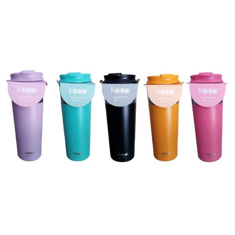 CAJA 12PCS MUG METALICO 450ML KEEP.-0