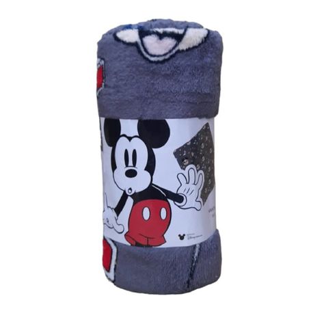 MANTA CORAL 127x152 MICKEY MOVIE GRIS.-1