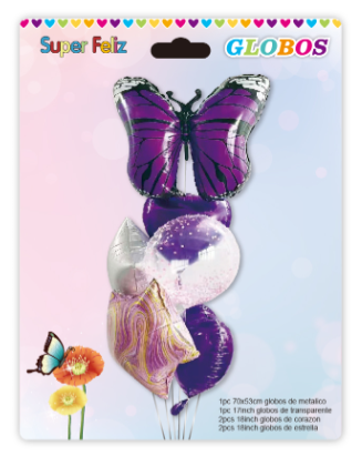 SET MARIPOSA MORADA-0