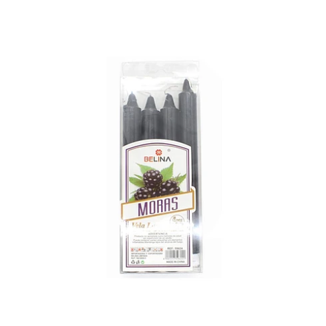Velas Aromáticas 4pcs 17cm Mora-0