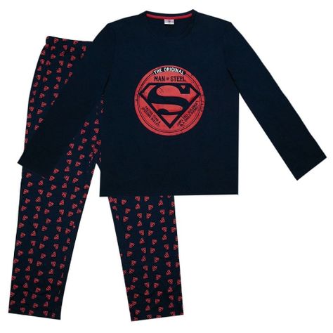 PIJAMA HOMBRE SUPERMAN BOTTOM FULLPRINT.-0