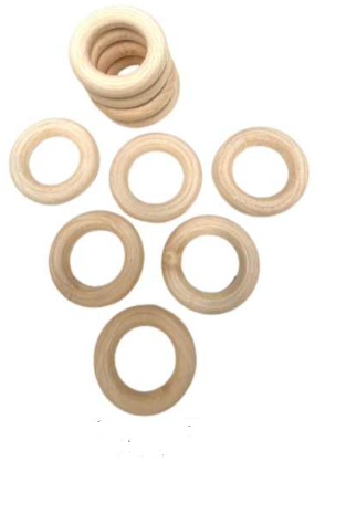 AROS PARA MANUALIADES BISUTERÍA MDF-0